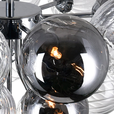 Pallocino Flush Mounts Chrome 10 Lights