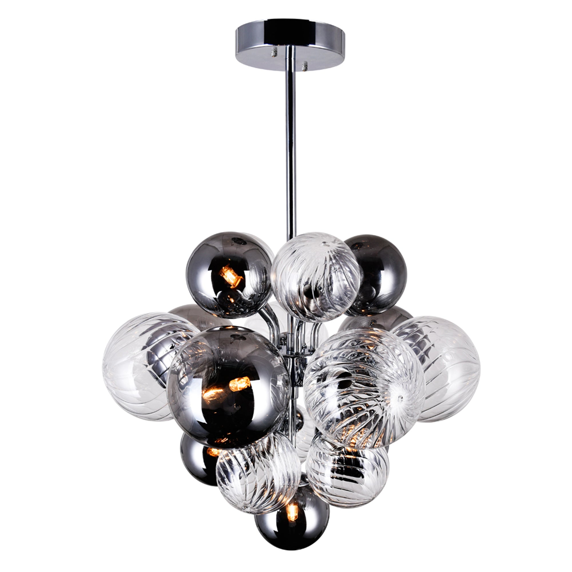 Pallocino Chandeliers Chrome 8 Lights