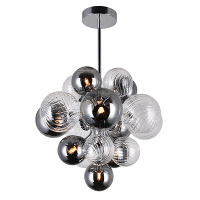Pallocino Chandeliers Chrome 8 Lights