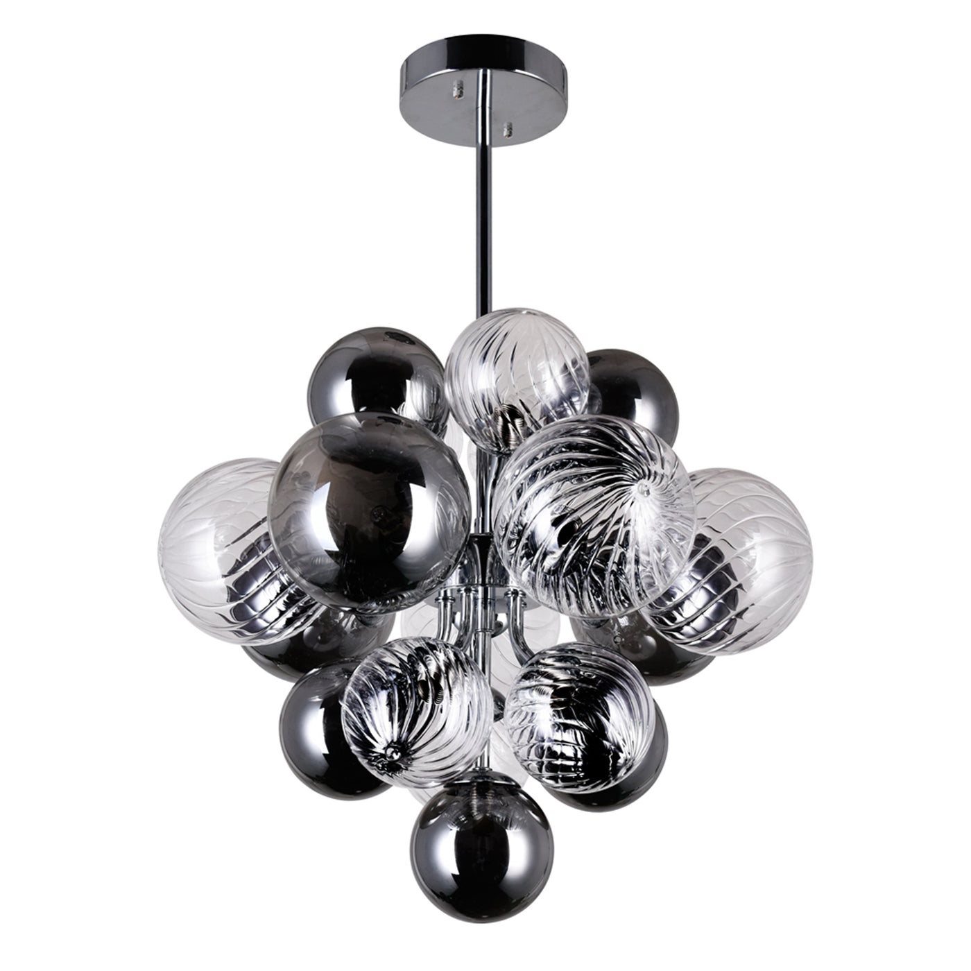 Pallocino Chandeliers Chrome 8 Lights