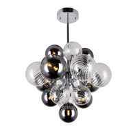 Pallocino Chandeliers Chrome 8 Lights