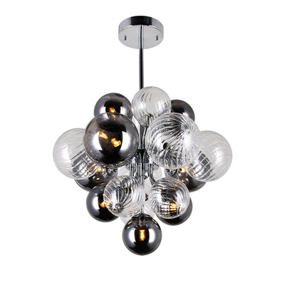 Pallocino Chandeliers Chrome 8 Lights