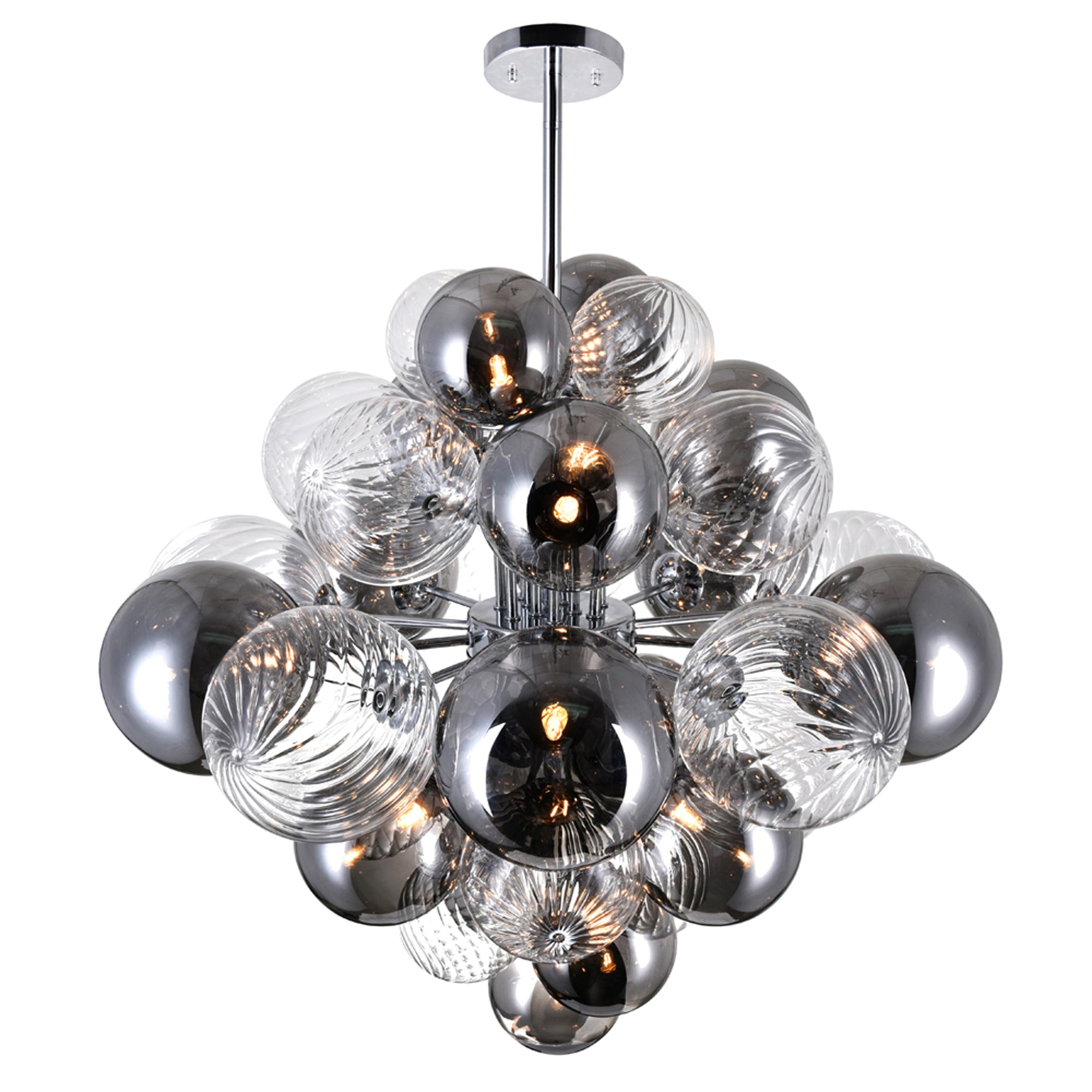 Pallocino Chandeliers 15 Light Chrome Finish