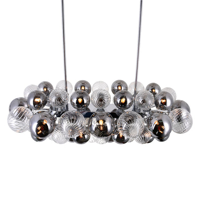 Pallocino Chandeliers 27 Light Chrome Finish