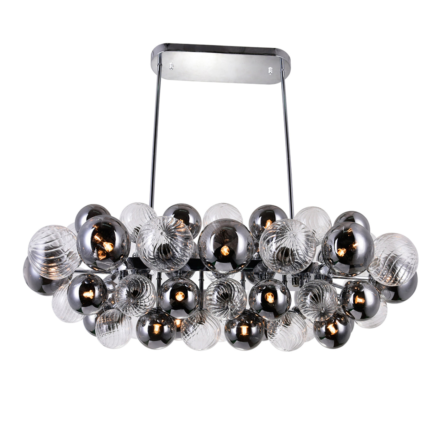 Pallocino Chandeliers 27 Light Chrome Finish