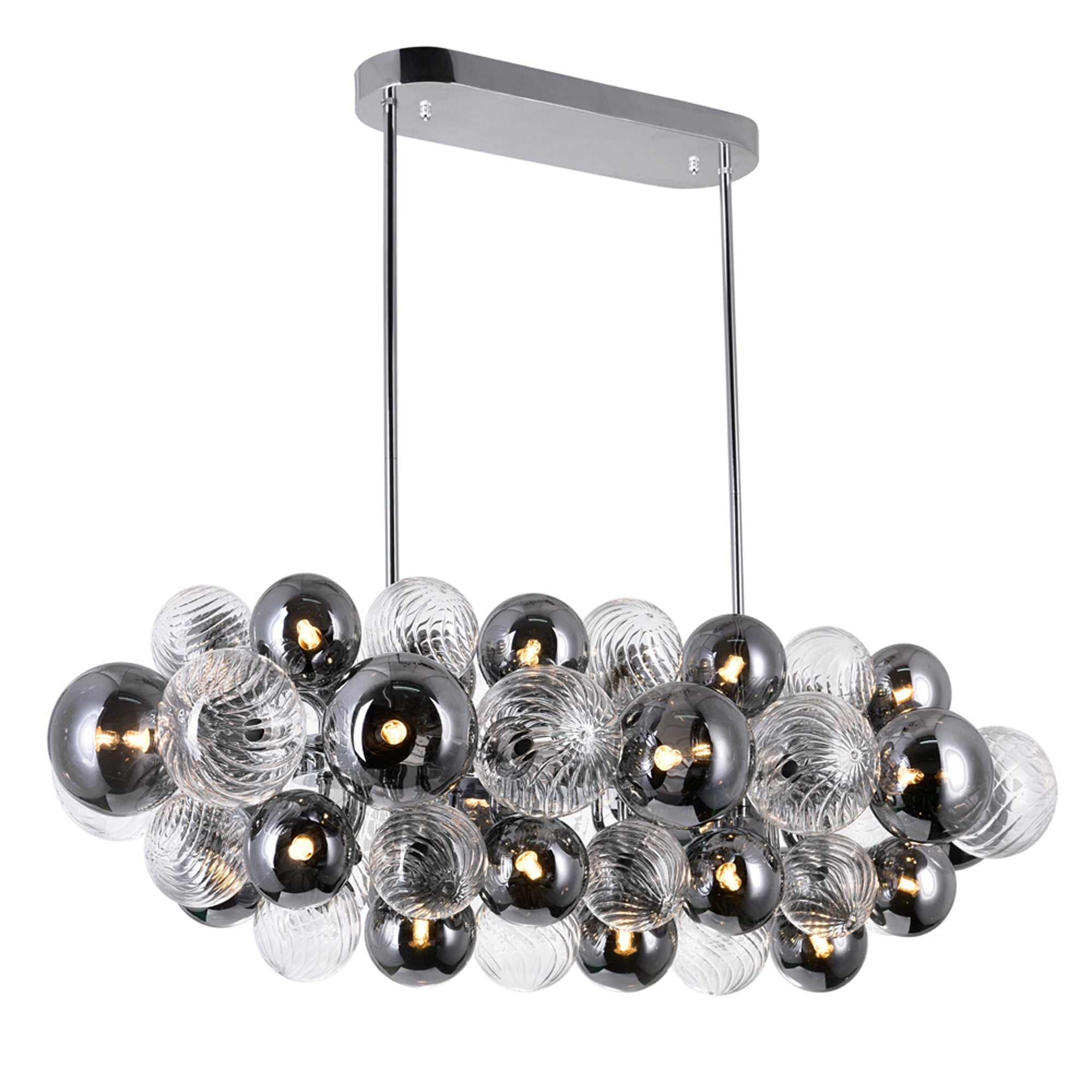 Pallocino Chandeliers 27 Light Chrome Finish