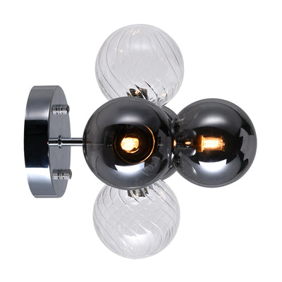 Pallocino Wall Lights Chrome 3 Lights