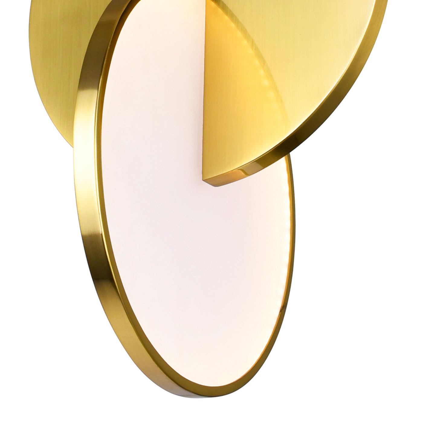 Tranche 5 Light Brass Pendant Brushed Brass