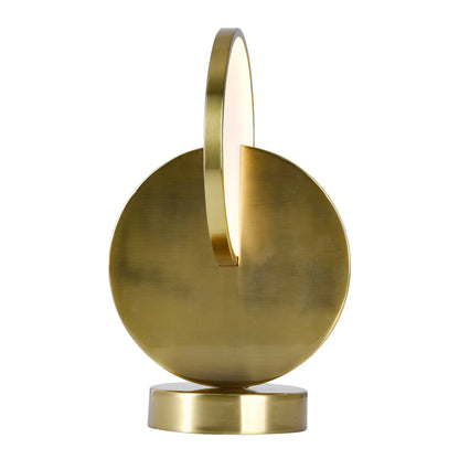 Tranche 1 Light Brass Table Lamp Brushed Brass
