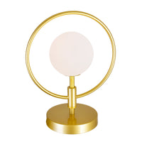 Celeste 1 Light Gold Table Lamp Medallion Gold