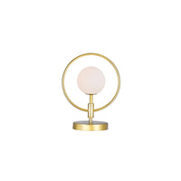 Celeste 1 Light Gold Table Lamp Medallion Gold
