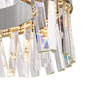 Glace Chandeliers Chrome Integrated LED