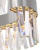 Glace Chandeliers Chrome Integrated LED