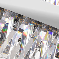 Glace Chandeliers Chrome Integrated LED