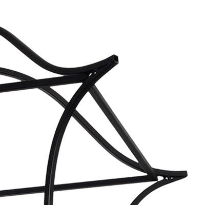 Tudor 6 Light 36in Black Chandelier Satin Gold and Black Finish