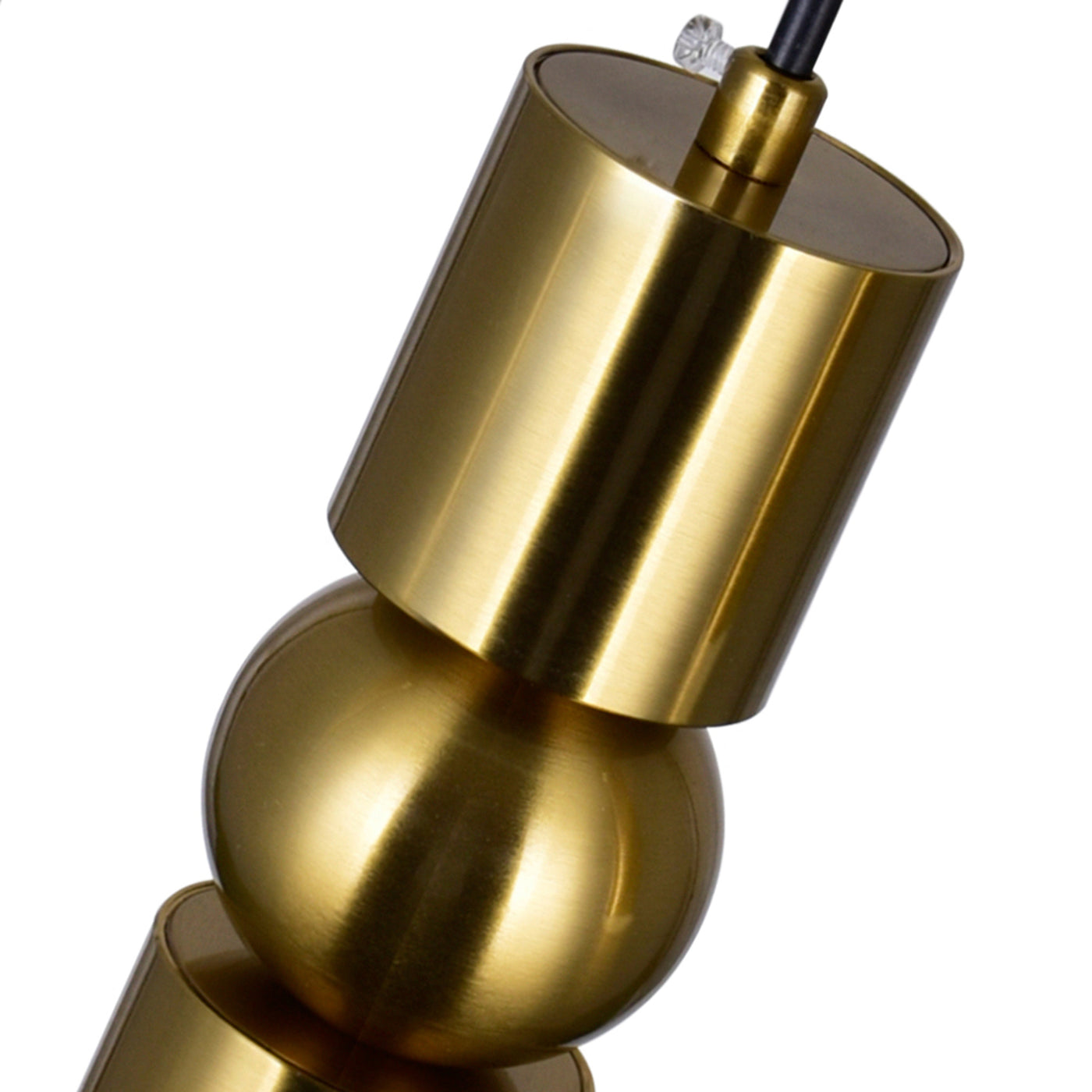Chime 1 Light Brass Pendant Light Integrated LED