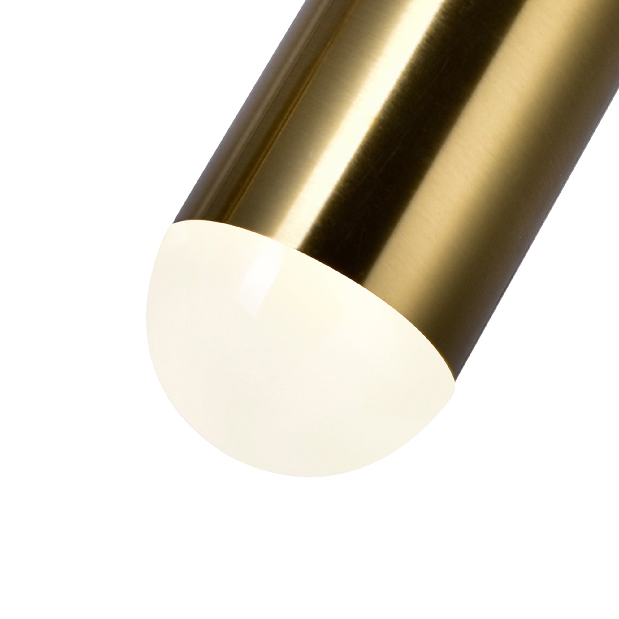 Chime 1 Light Brass Pendant Light Integrated LED