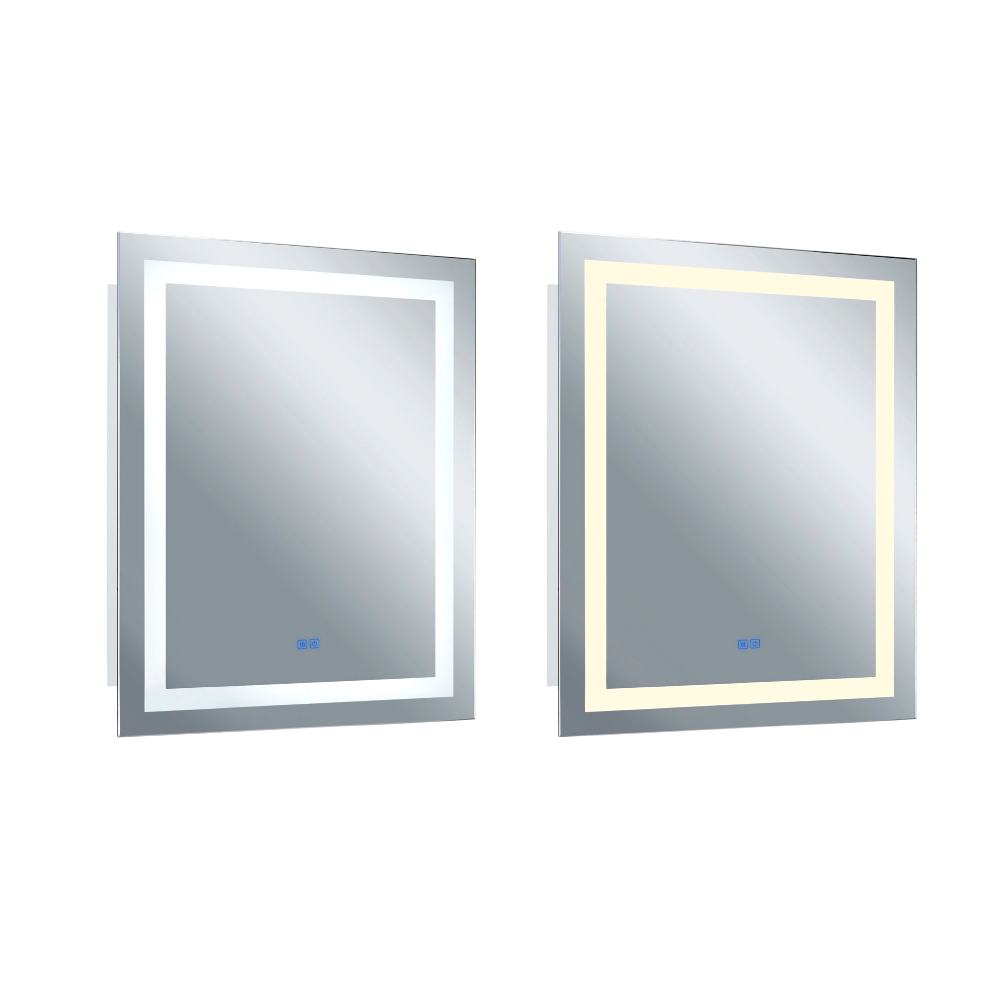 Abril Mirrors White Integrated LED 32x40