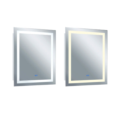 Abril Mirrors White Integrated LED 32x40