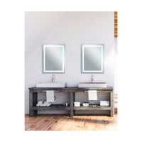 Abril Mirrors White Integrated LED 32x40