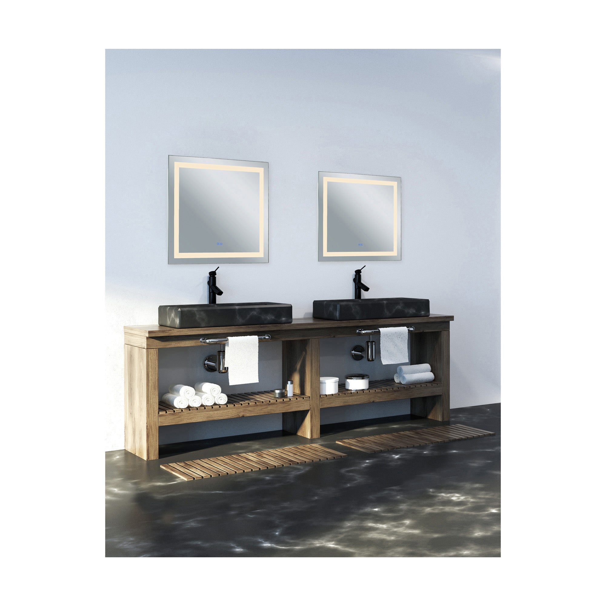 Abril Mirrors 36x36 White LED