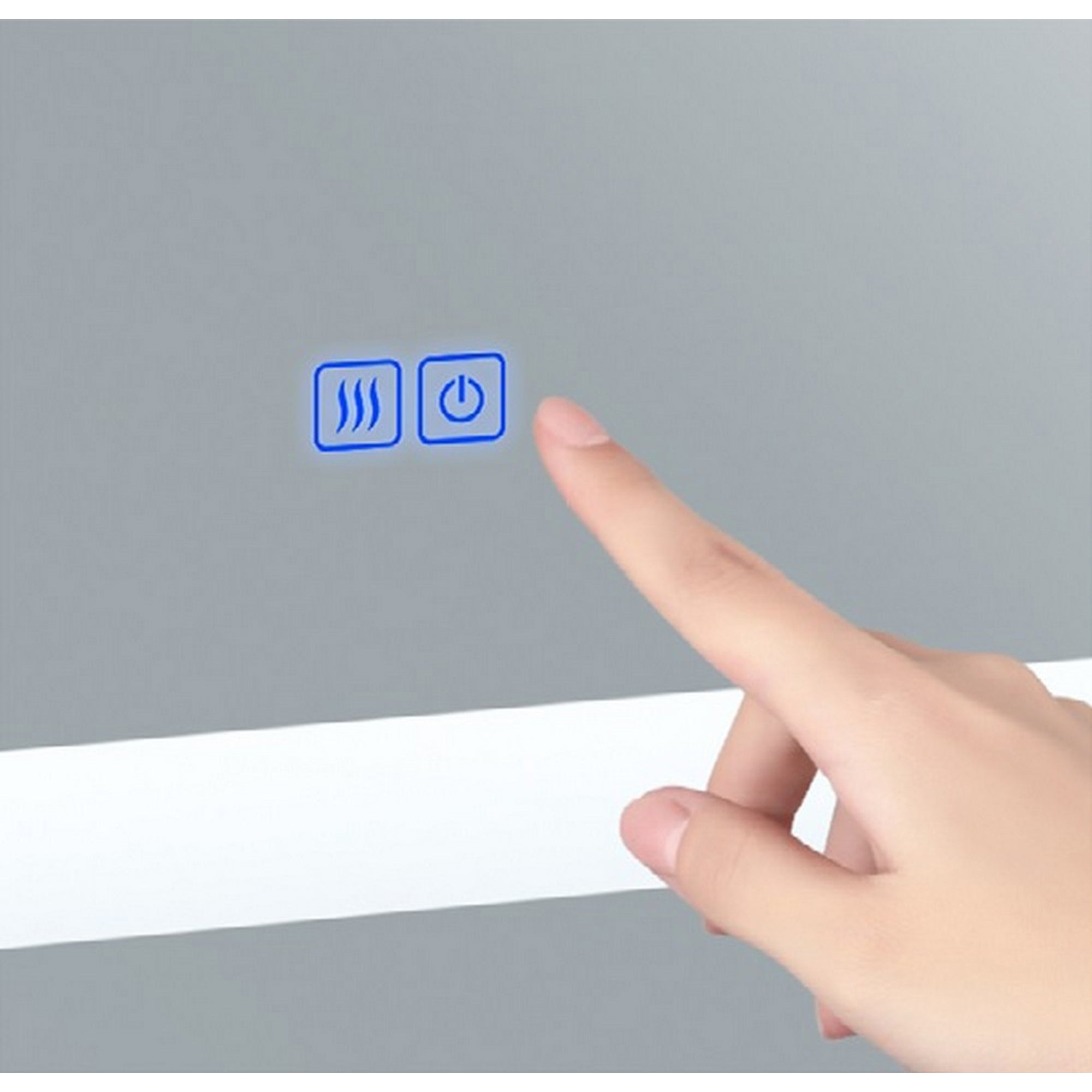 Abigail Mirrors 32x40 Matte White LED
