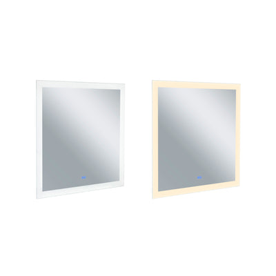 Abigail Mirrors White Integrated LED 36 Inch