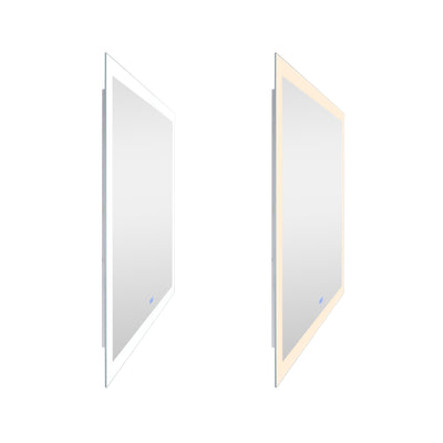 Abigail Mirrors White Integrated LED 36 Inch