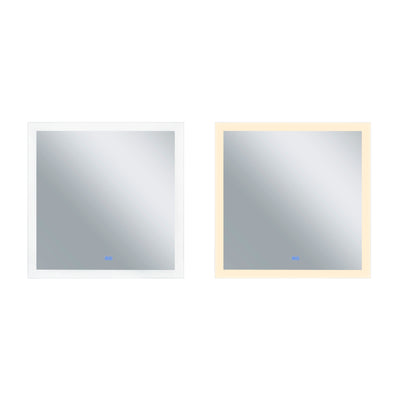 Abigail Mirrors White Integrated LED 36 Inch