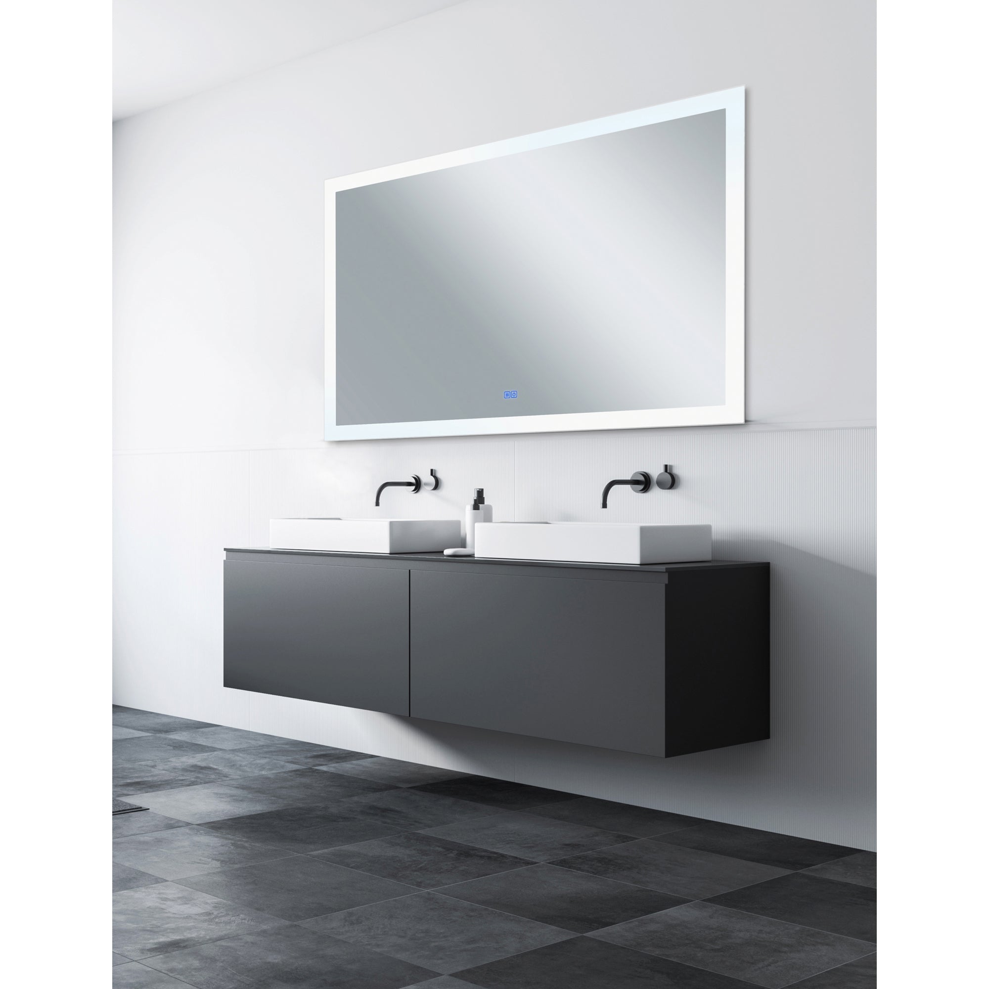 Abigail Mirrors White 70x36in LED
