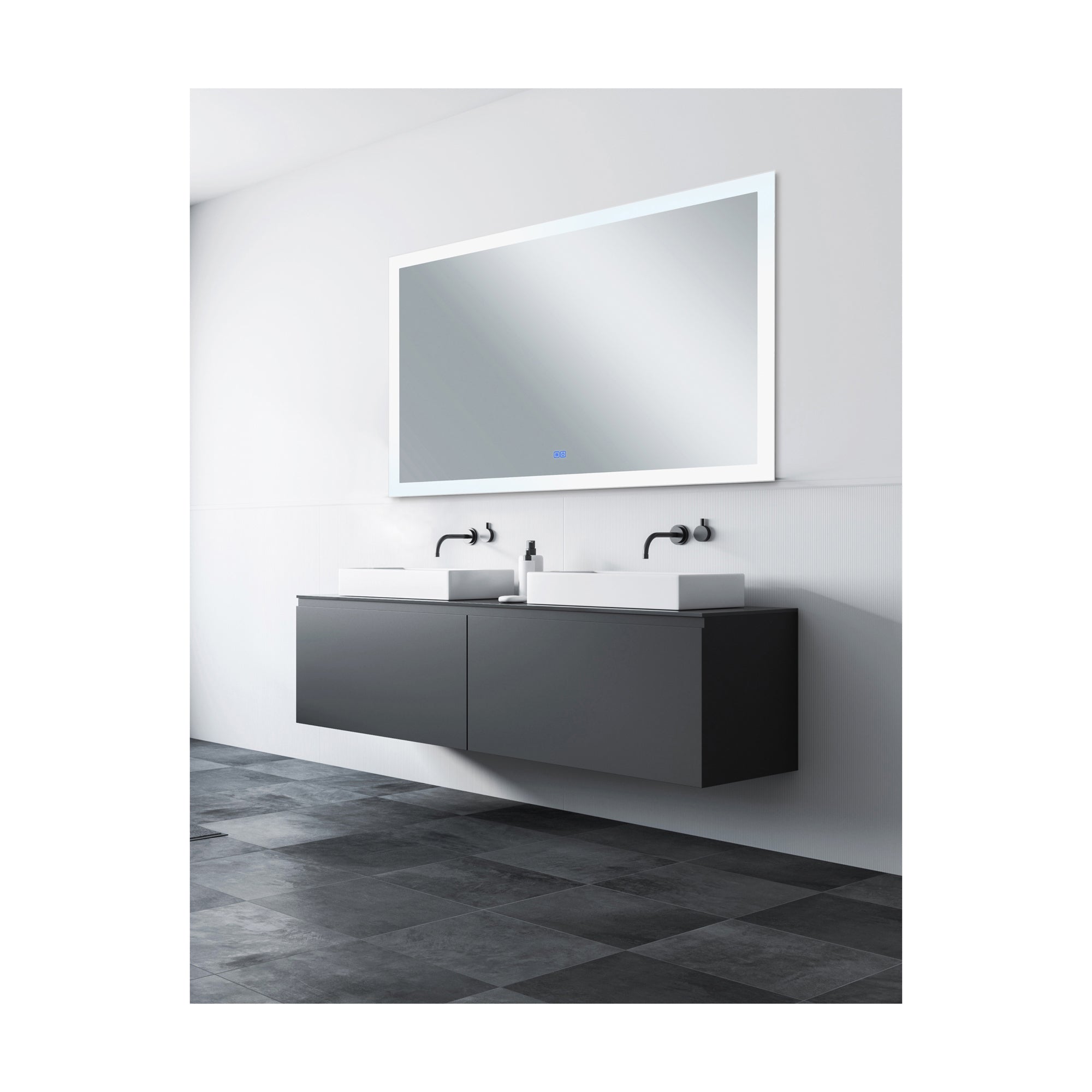 Abigail Mirrors White 70x36in LED