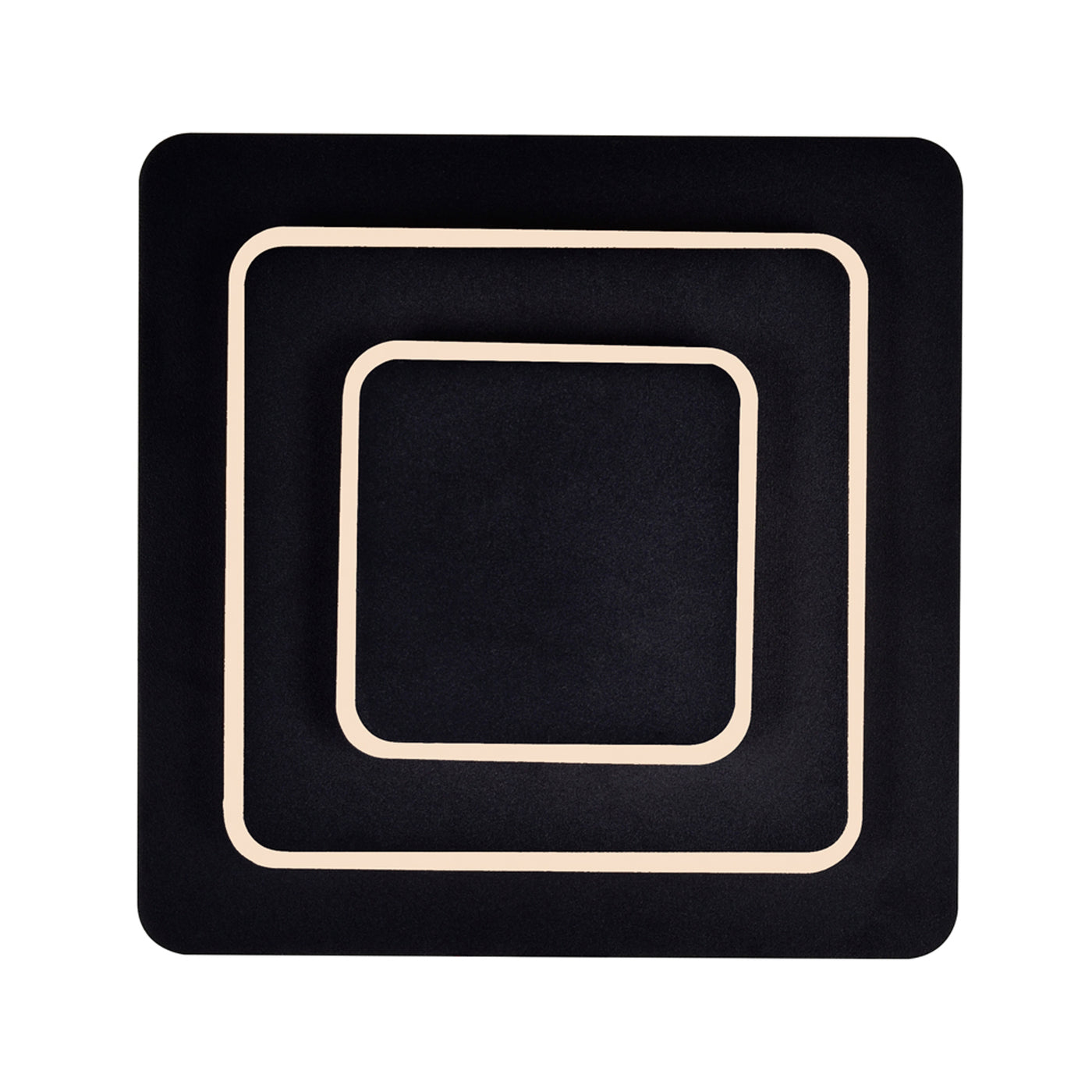 Private I 1 Light Black Wall Sconce Integrated LED