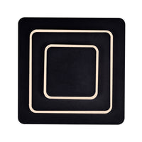 Private I 1 Light Black Wall Sconce Integrated LED