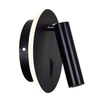 Private Wall Lights Matte Black Adjustable LED