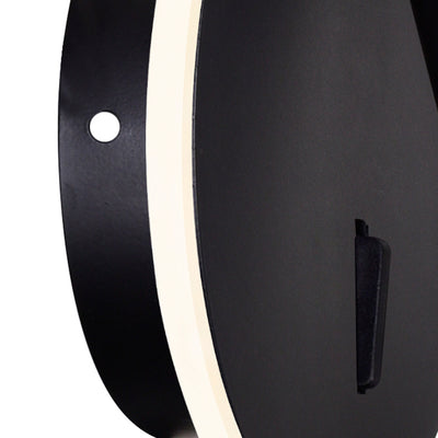 Private Wall Lights Matte Black Adjustable LED