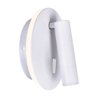 Private Wall Lights Matte White LED Adjustable