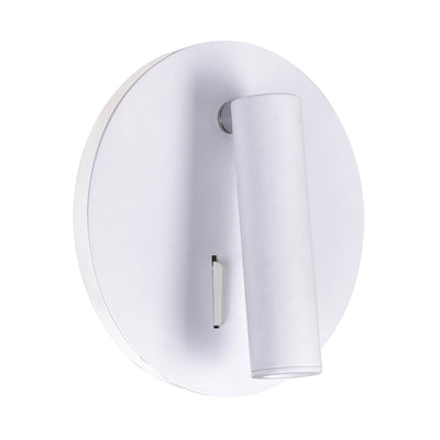 Private Wall Lights Matte White LED Adjustable