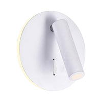 Private Wall Lights Matte White LED Adjustable