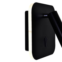 Private Wall Lights Matte Black Adjustable LED