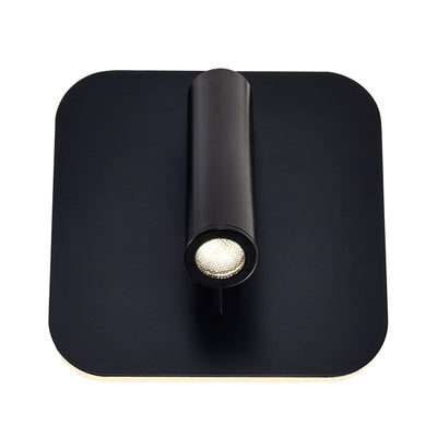 Private Wall Lights Matte Black Adjustable LED