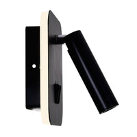 Private Wall Lights Matte Black Adjustable LED