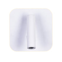 Private Wall Lights Matte White Finish Six Inch