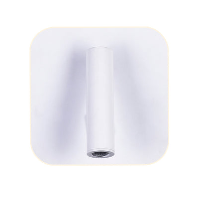 Private Wall Lights Matte White Finish Six Inch