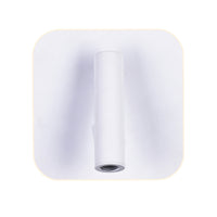 Private Wall Lights Matte White Finish Six Inch