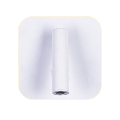 Private Wall Lights Matte White Finish Six Inch