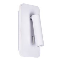Private Wall Lights Matte White Adjustable LED