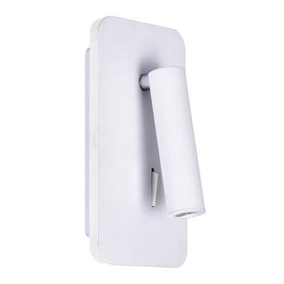 Private Wall Lights Matte White Adjustable LED
