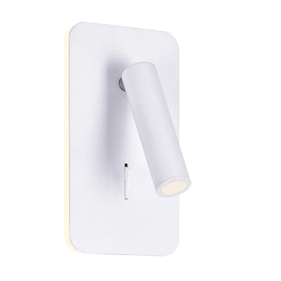 Private Wall Lights Matte White Adjustable LED