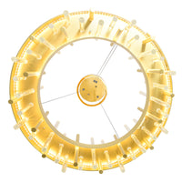 Millipede Chandeliers Satin Gold LED 20 Inch