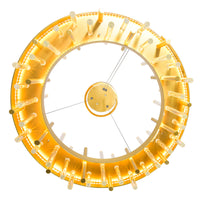 Millipede Chandeliers 26 Inch Satin Gold
